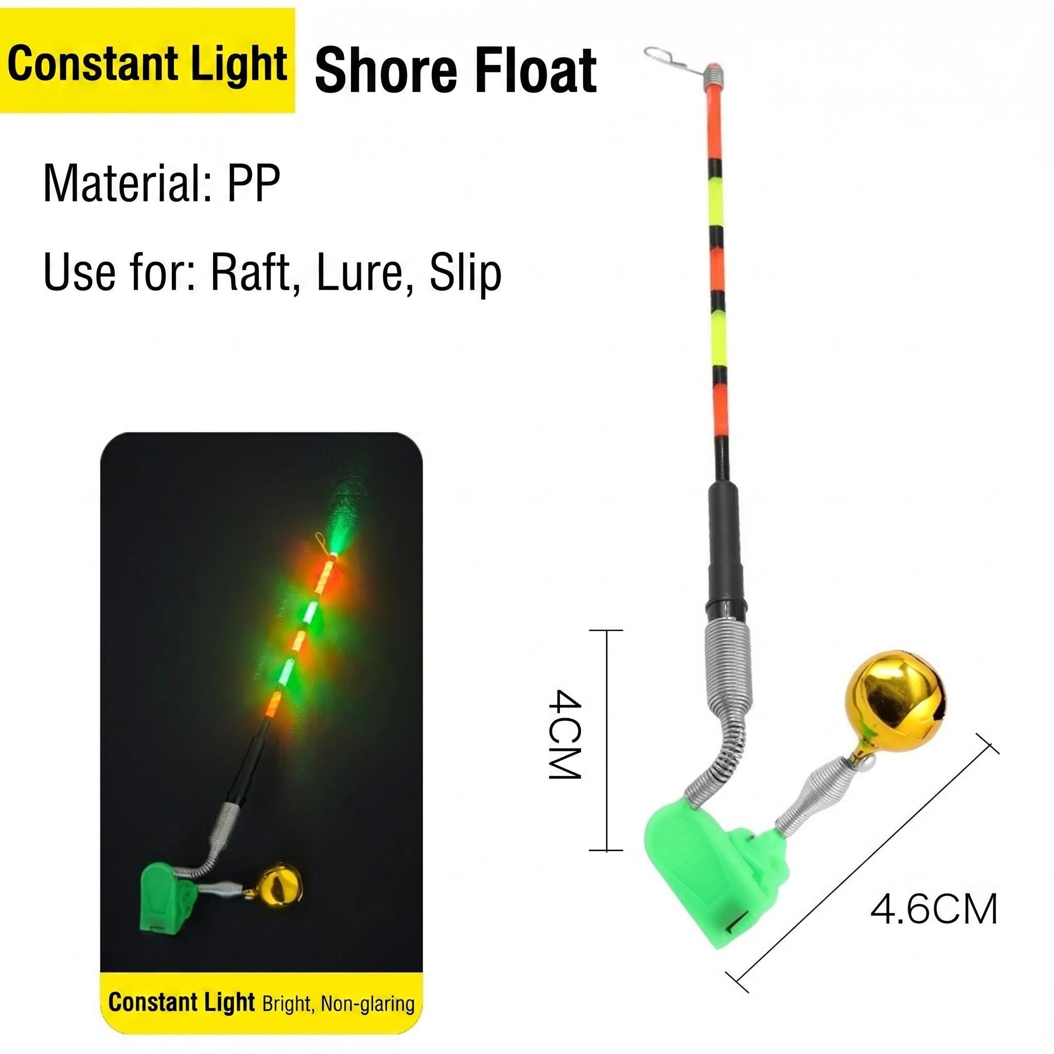 2 Styles LED Light Night Elect - Bite Indicator recension och pris