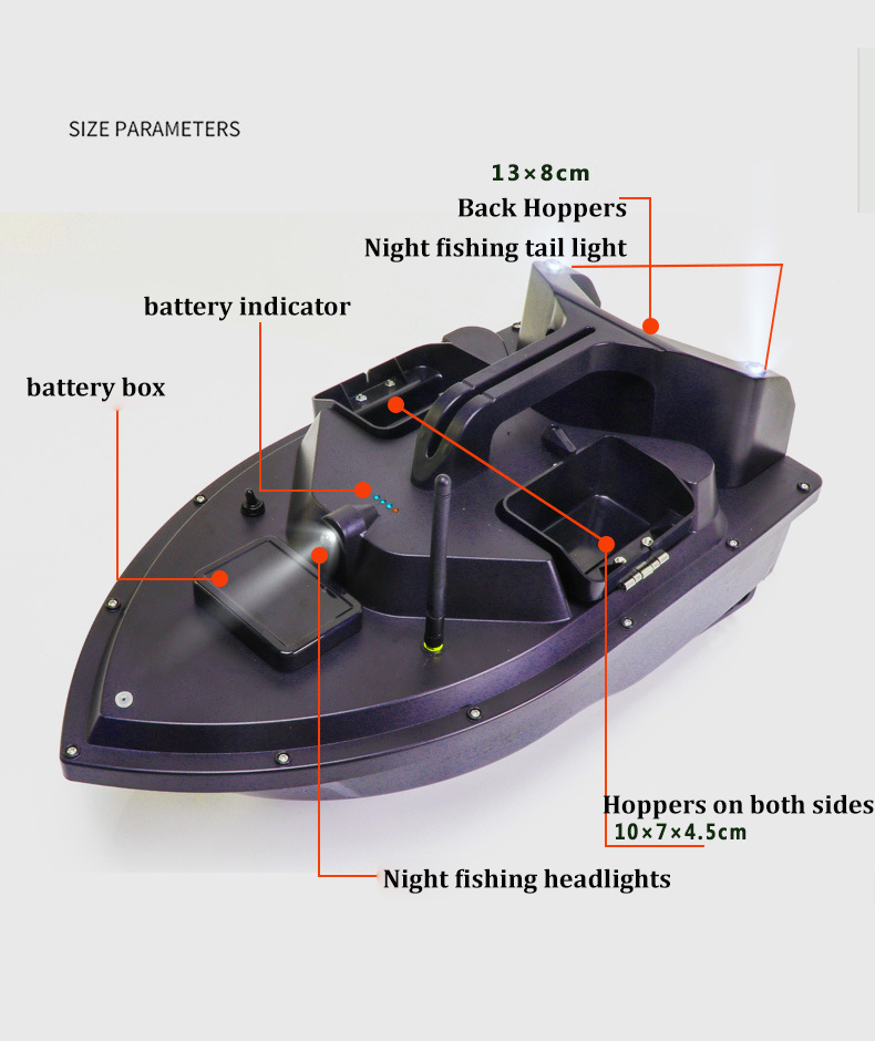 GPS RC Bait Boat fish finder B - Fish Finder Gps recension och pris