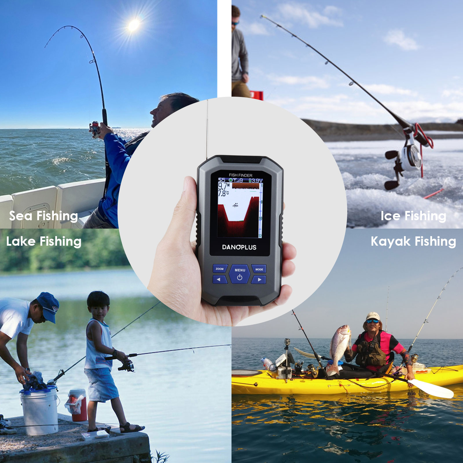 Fish Finder Wireless Sonar Sen - Fish Finder recension och pris
