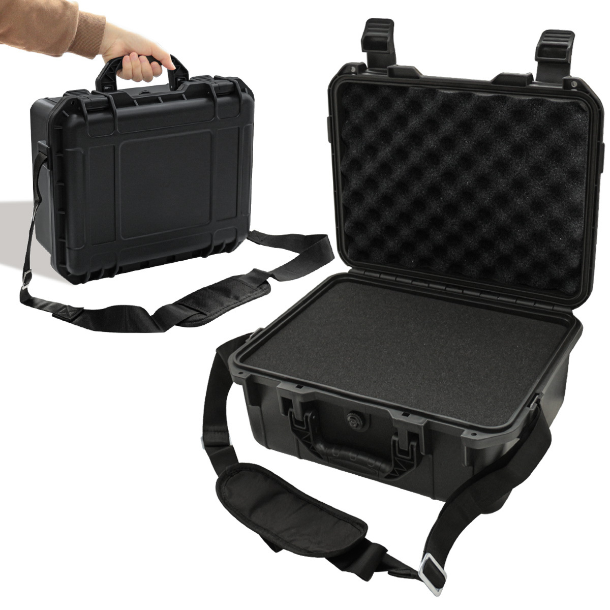 Equipment Hard Case with Pre-c - Fish Finder Case recension och pris
