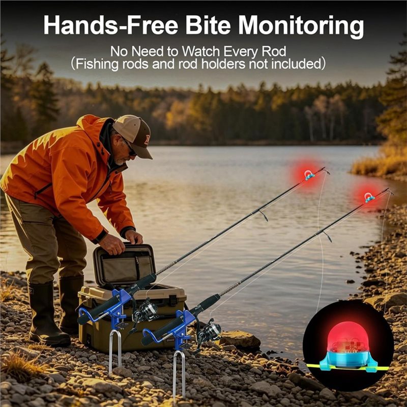 ABKV-Fishing Alarm With Loud S - Bite Indicator recension och pris