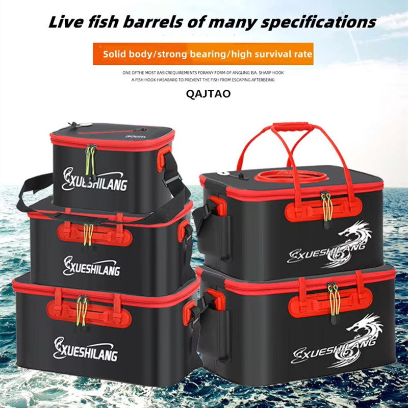 Fishing Bucket Folding Thicken - Fish Finder Case recension och pris